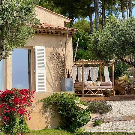 Mas Des Iles D'or - Vue Unique, Piscine Chauffee, Jacuzzi, Tennis Villa *