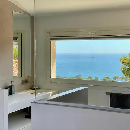 Mas Des Iles D'or - Vue Unique, Piscine Chauffee, Jacuzzi, Tennis Hyères