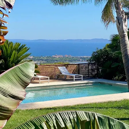 Mas Des Iles D'or - Vue Unique, Piscine Chauffee, Jacuzzi, Tennis Villa *