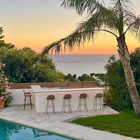 Mas Des îles D'or - Vue Unique, Piscine Chauffée, Jacuzzi, Tennis * Hyères