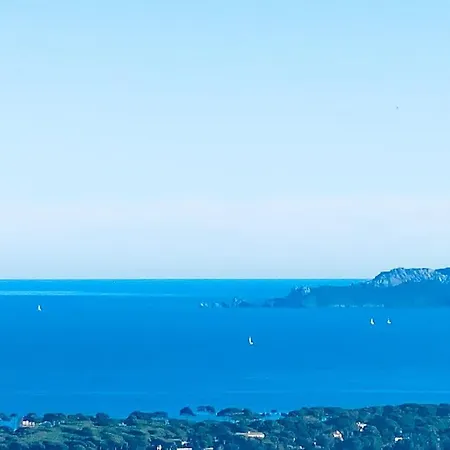 Villa Mas Des Iles D'or - Vue Unique, Piscine Chauffee, Jacuzzi, Tennis Hyères